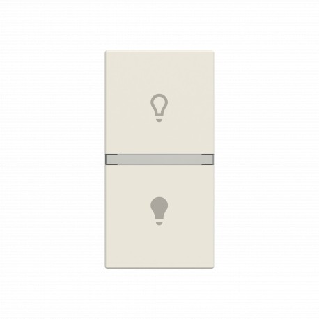 Niessen 2CLA210942N1101 Tecla doble int/puls. lámpara 1M BL